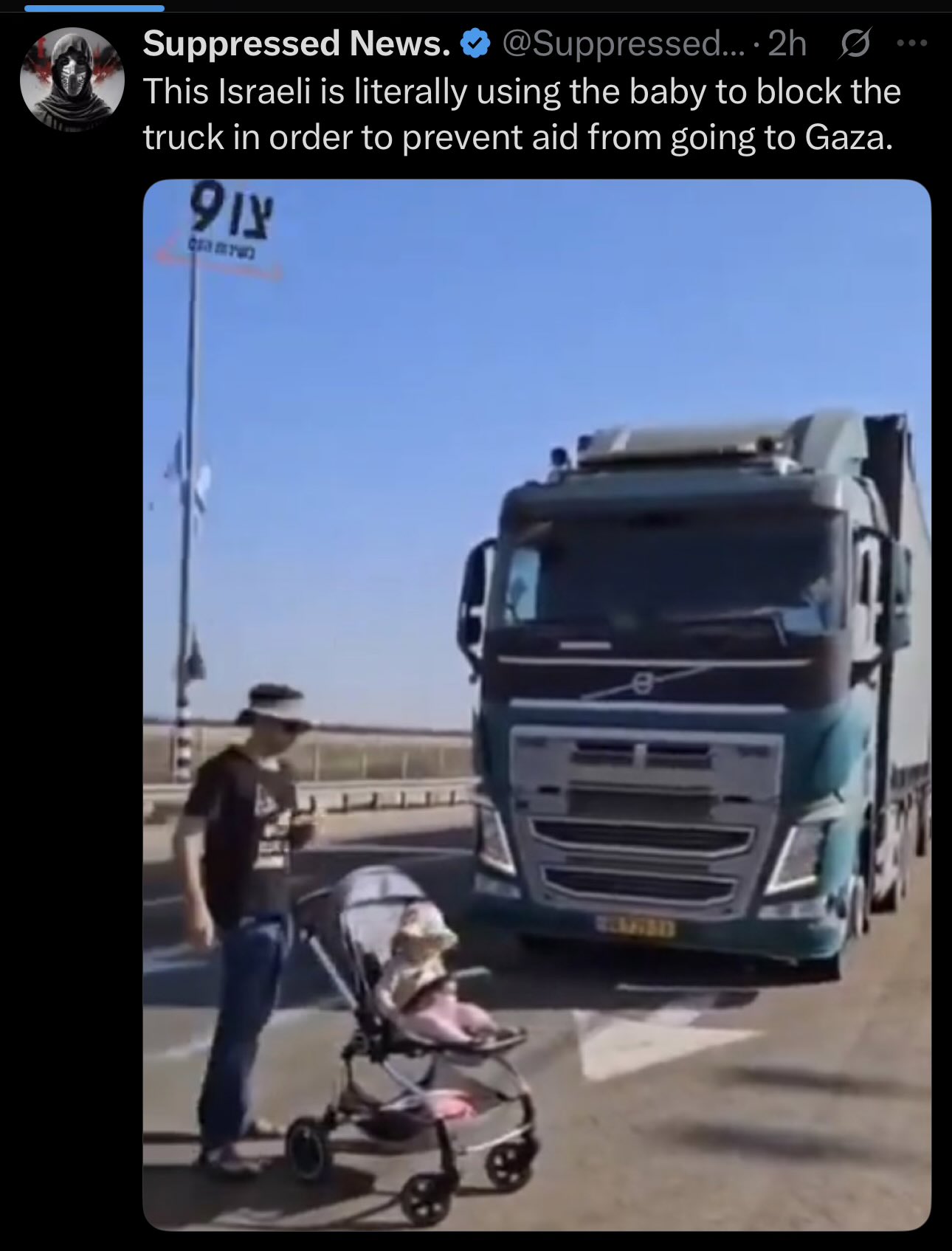 Baby Used as Barrier to Humanitarian Aid
