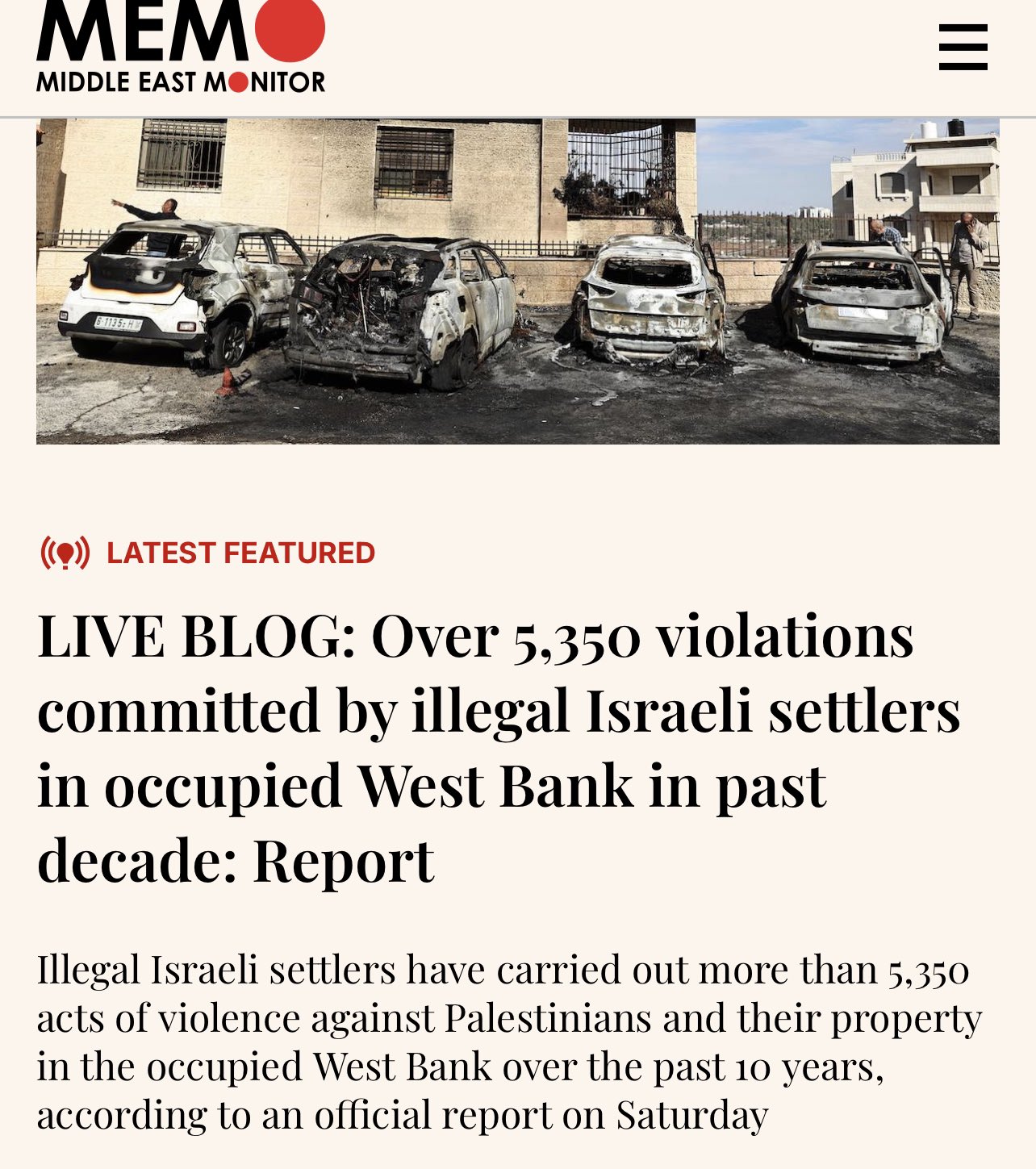 Israeli Settler Violence Against Palestinians Ignored by World