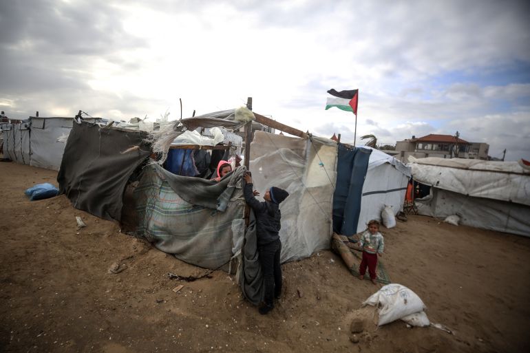 Displaced Palestinian in Gaza camp describes survival under occupation