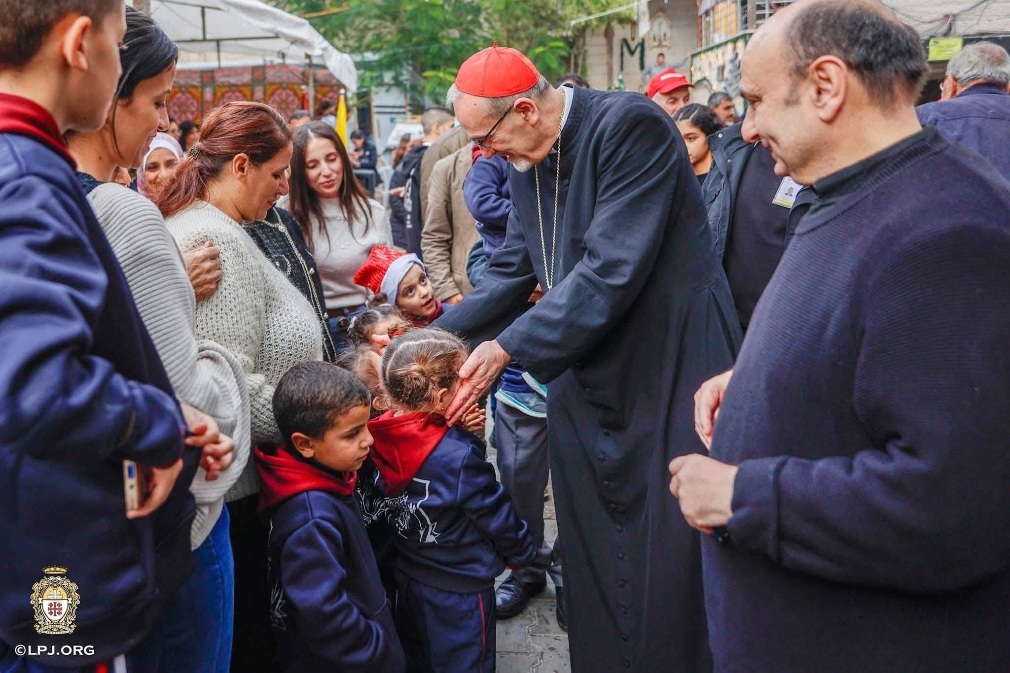Cardinal Pizzaballa visits Gaza parishioners during Christmas amid war