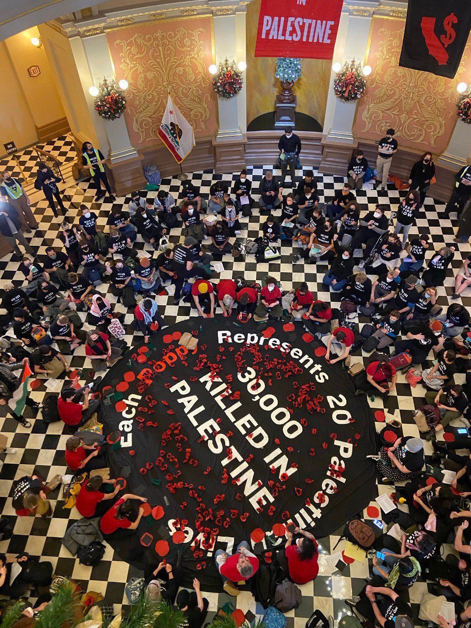 Jewish Americans Shut Down California Legislature Demanding Gaza Ceasefire