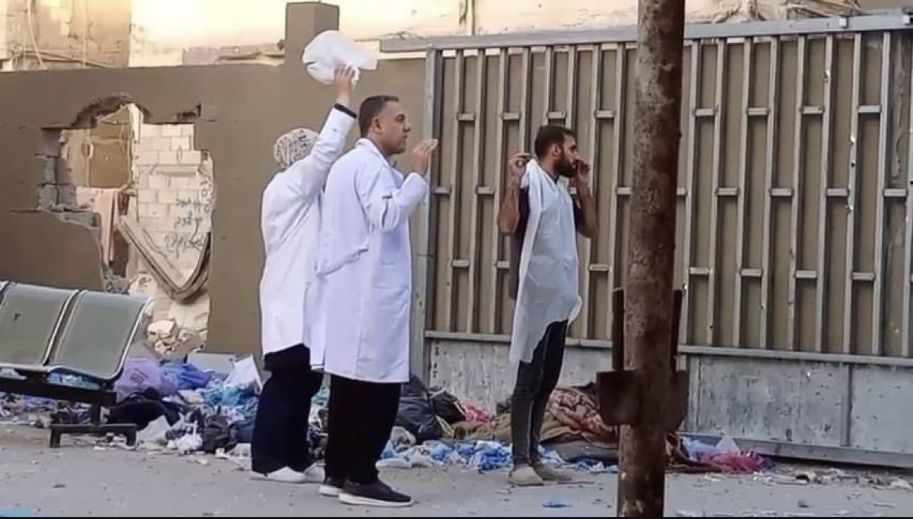 Palestinian Hospital Director During Israeli Siege Northern Gaza