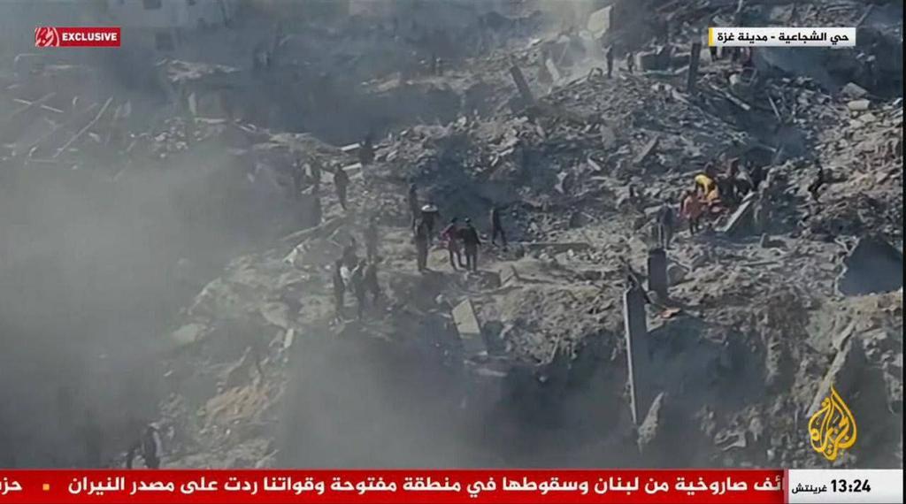 Israeli airstrike on Al-Shujaiya kills hundreds of civilians