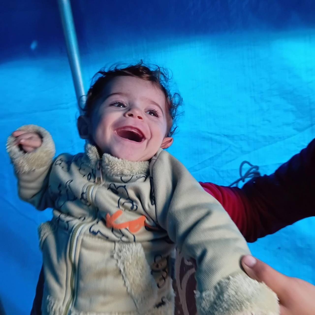 One-year-old child dies from freezing in Gaza tent