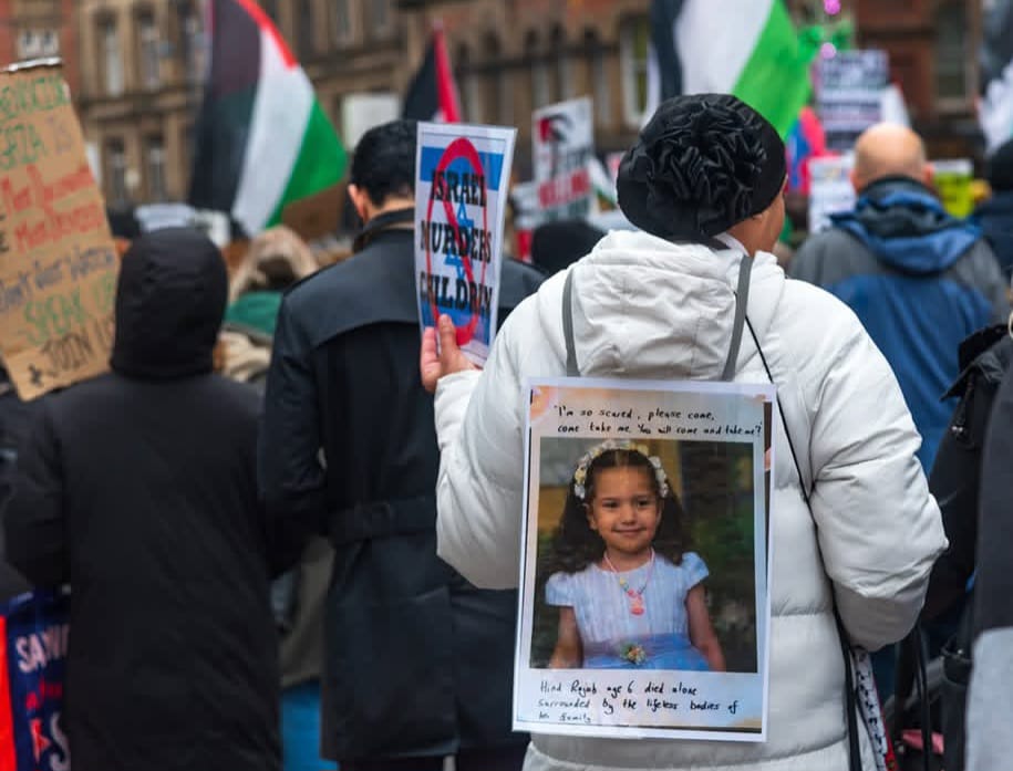 Leeds activists honor Palestinian girl Hind Rajab