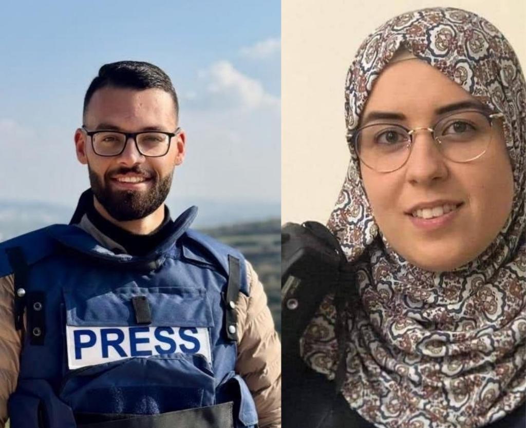 Two journalists arrested at Ein Siniya military checkpoint
