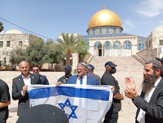 Accusation of desecration at Al Aqsa by Israeli minister