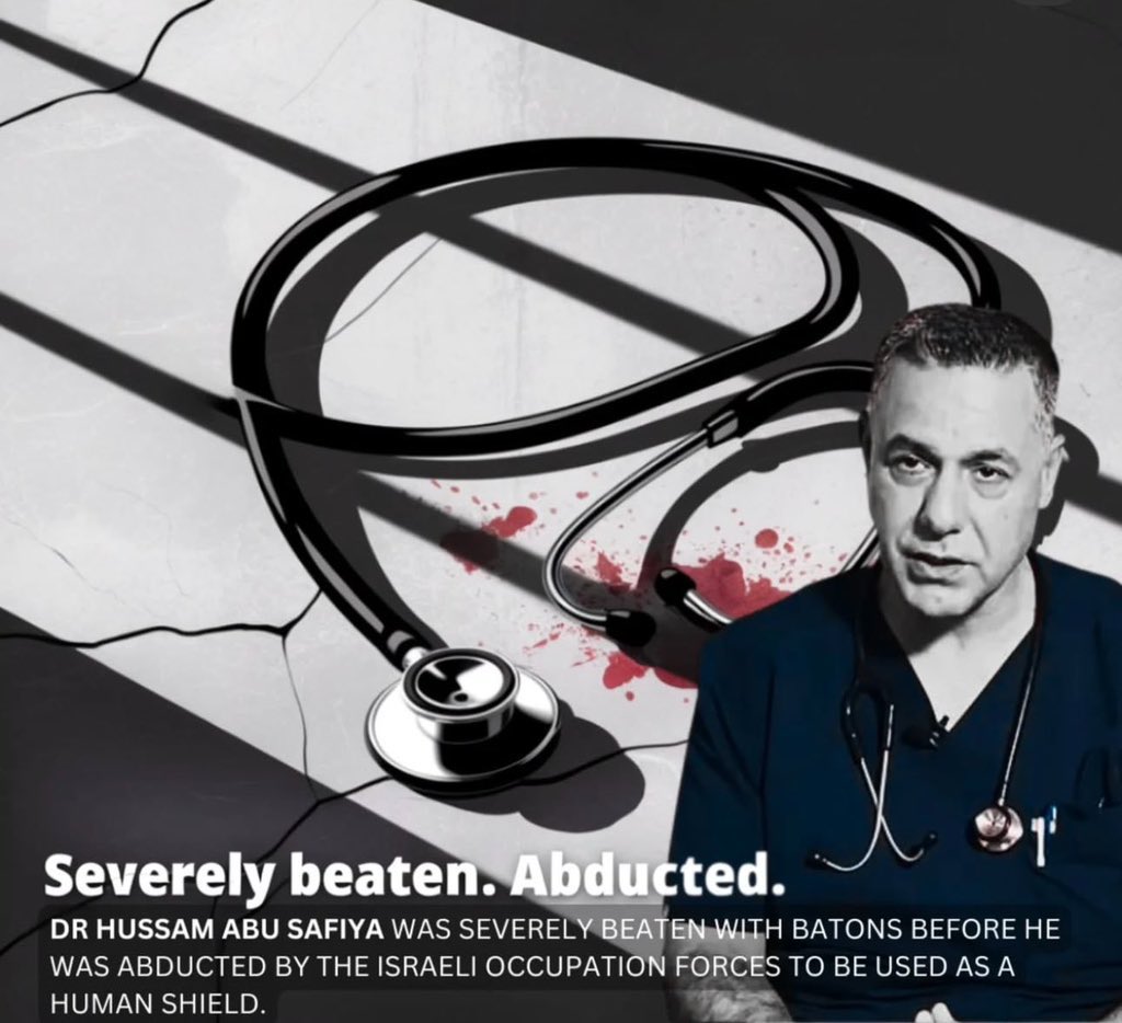 Doctor Hussam abu Safiyeh Suffers Eye Injury from Torture
