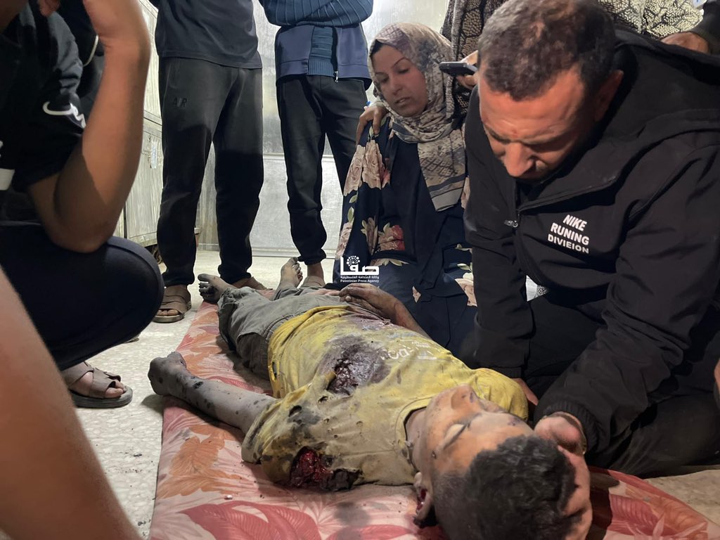 Boy killed, others wounded in Israeli bombing of Gaza police station used as shelter