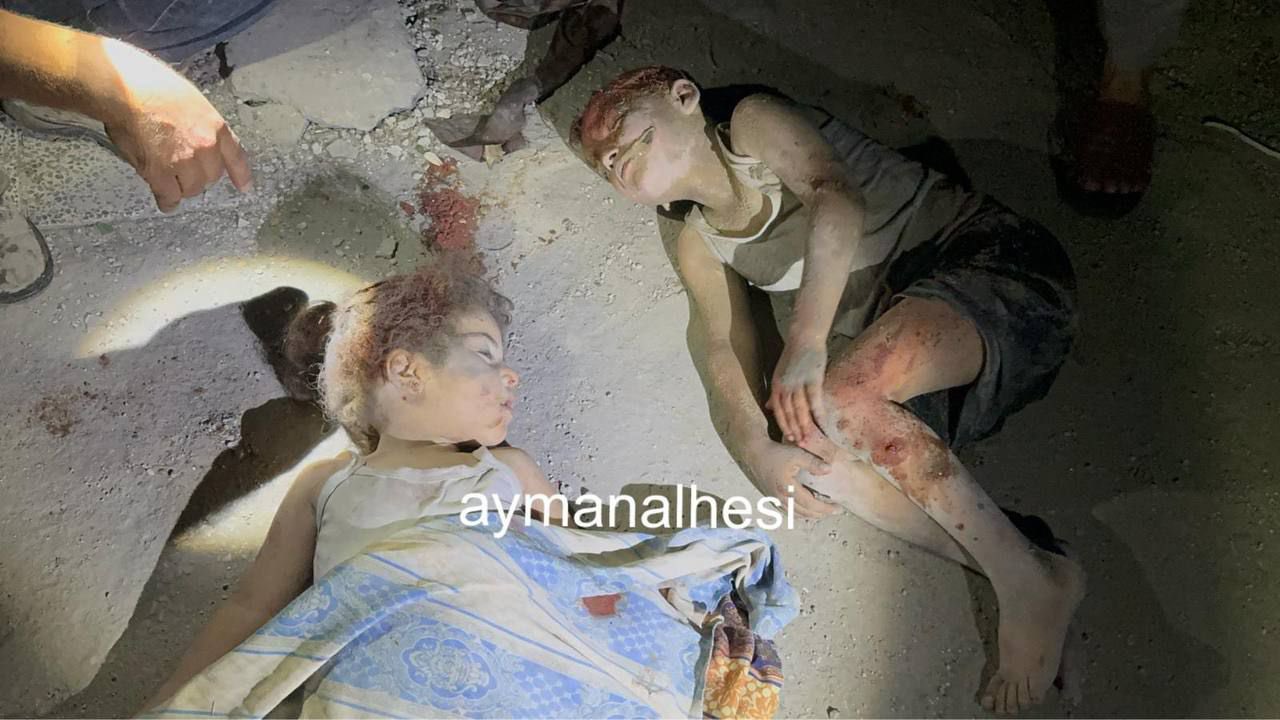Israeli airstrikes on Al-Shati refugee camp kill Palestinian children