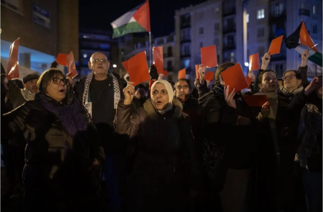 Madrid Activists Protest Maccabi Tel Aviv at Real Madrid Match