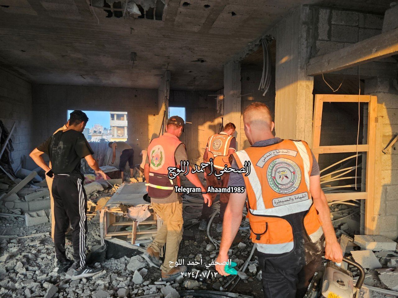 Israeli airstrike injures 10 Palestinians in Nuseirat camp