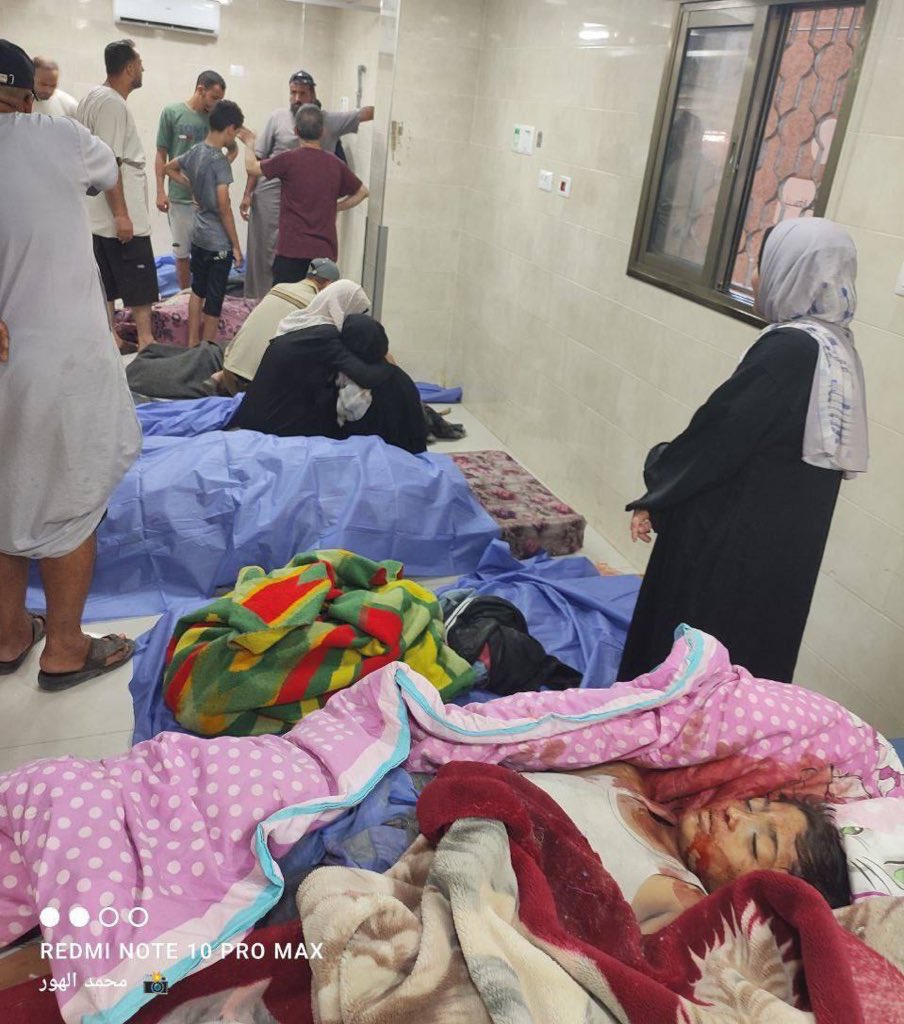 Israeli bombing kills 14 displaced persons at Khan Younis university