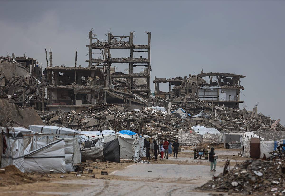 Low-pressure system worsens conditions Al-Shati refugee camp Gaza