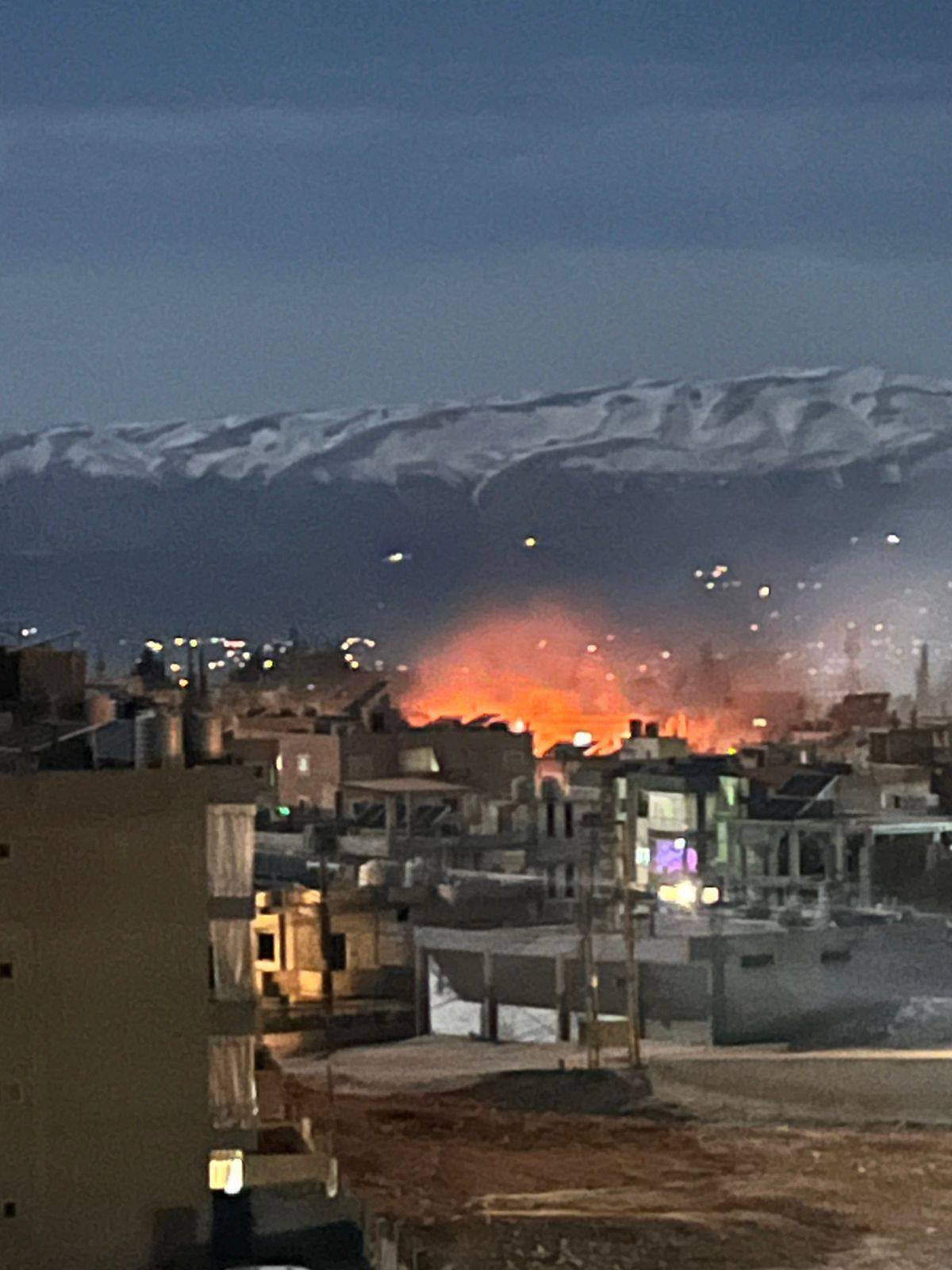 Israel launches major strikes on Baalbek residential buildings Lebanon