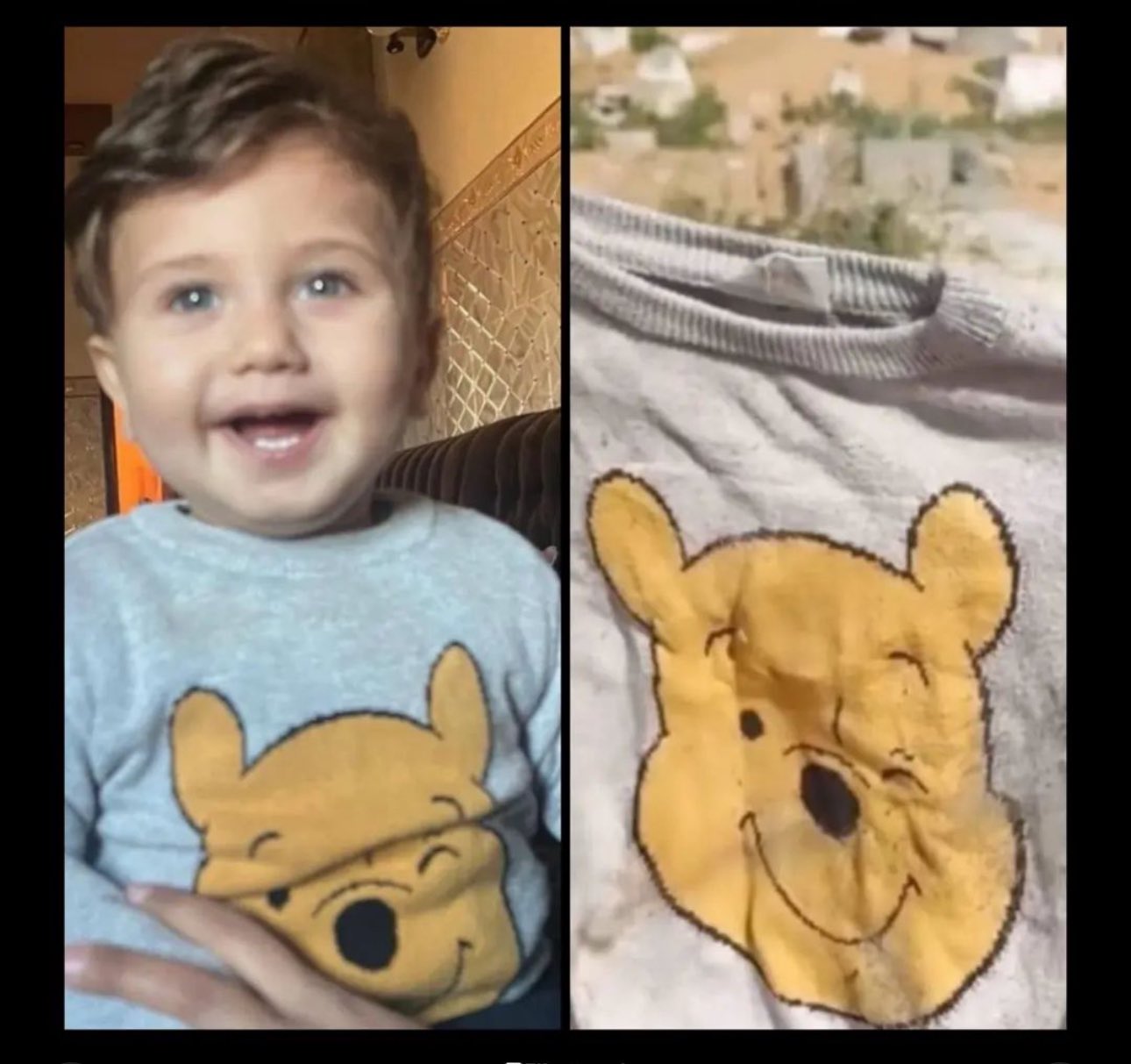 All that was left of baby Malek