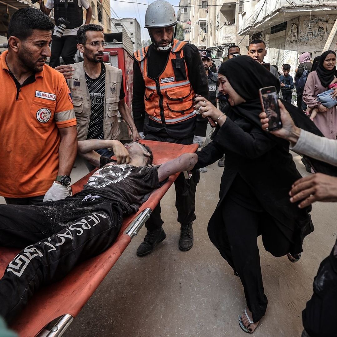 Palestinian Mother Grieves Son in Nuseirat Camp