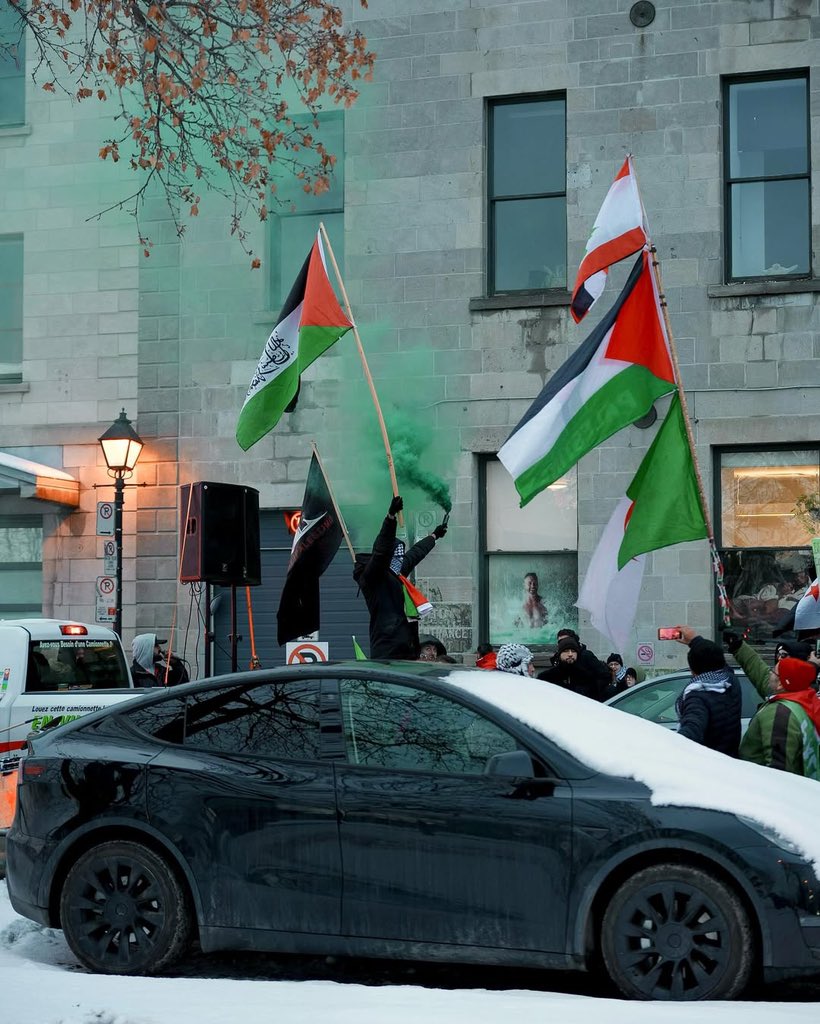 Palestine Solidarity Rally Held in Montreal, Canada