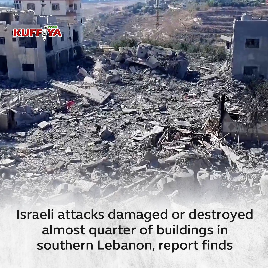 Quarter of Southern Lebanon Buildings Damaged in Israeli Attacks