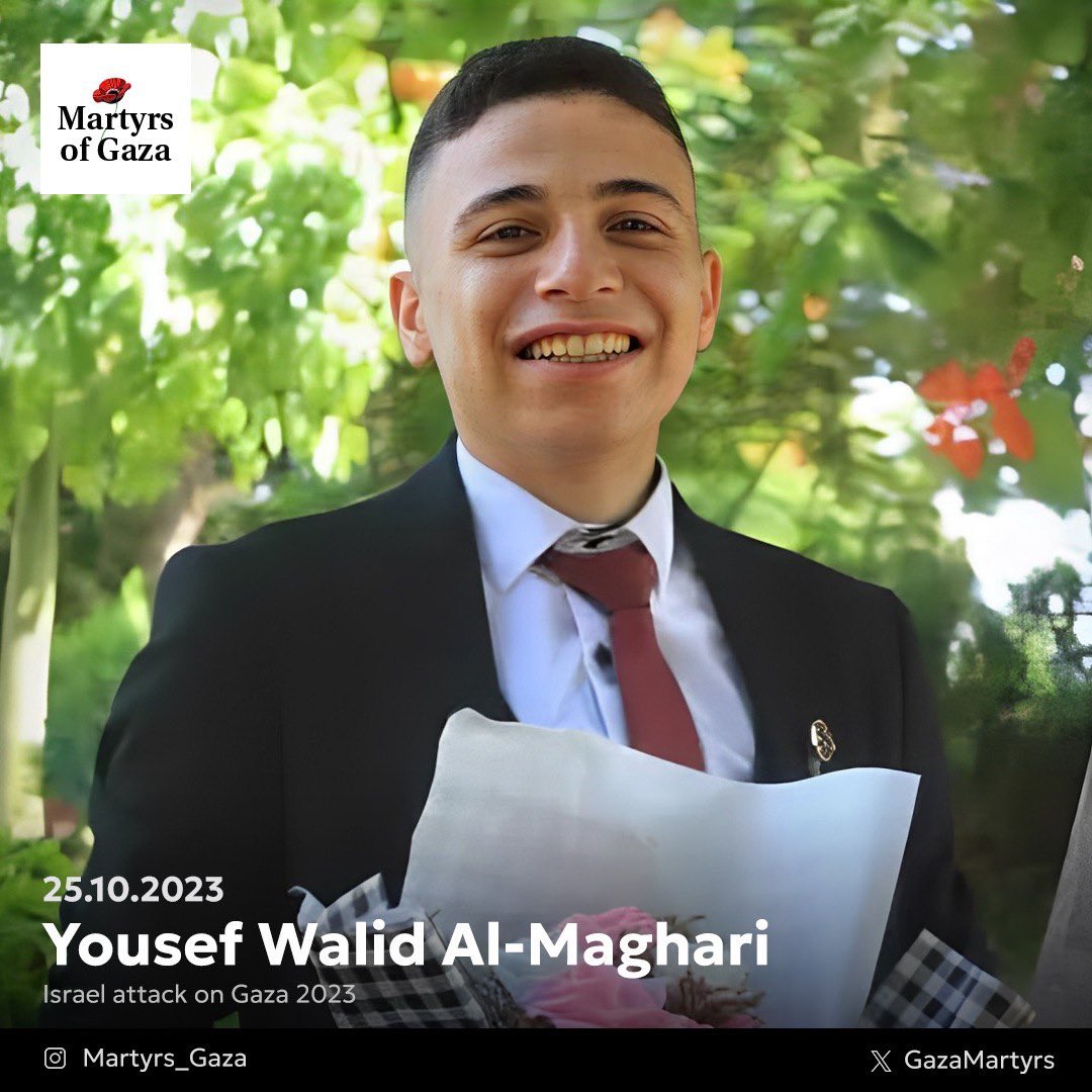 Yousef Walid Al-Maghari: 22-year-old agricultural engineer’s final moments