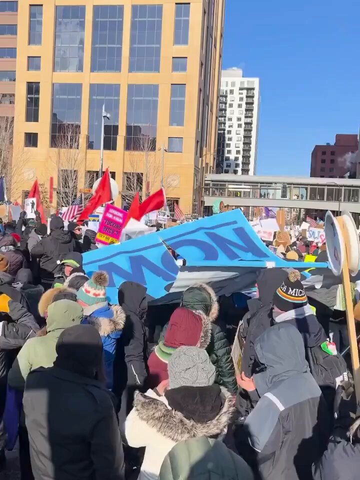 Hundreds of thousands march in Minneapolis demanding ICE removal