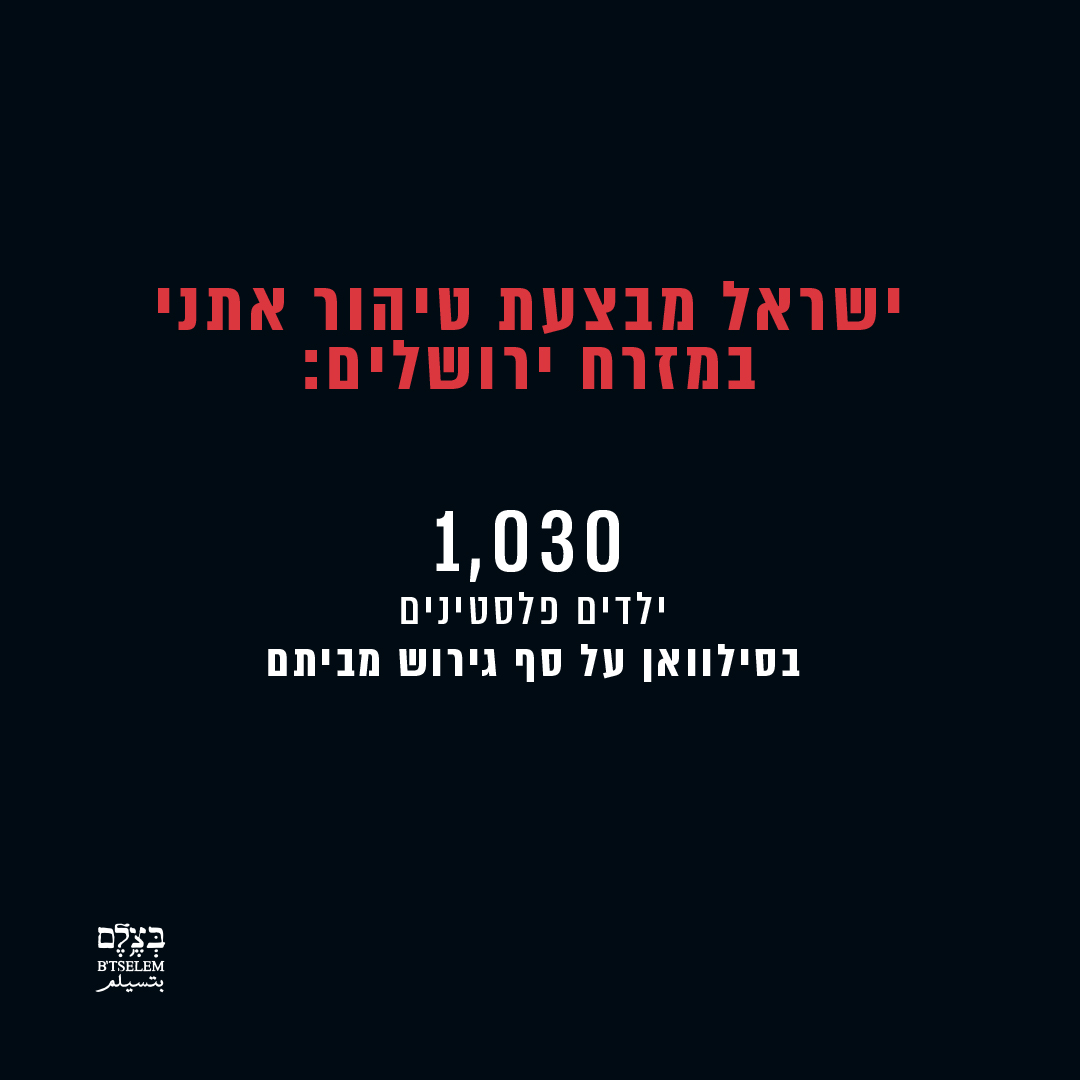Israel promotes ethnic cleansing in Silwan, evicts 33 families
