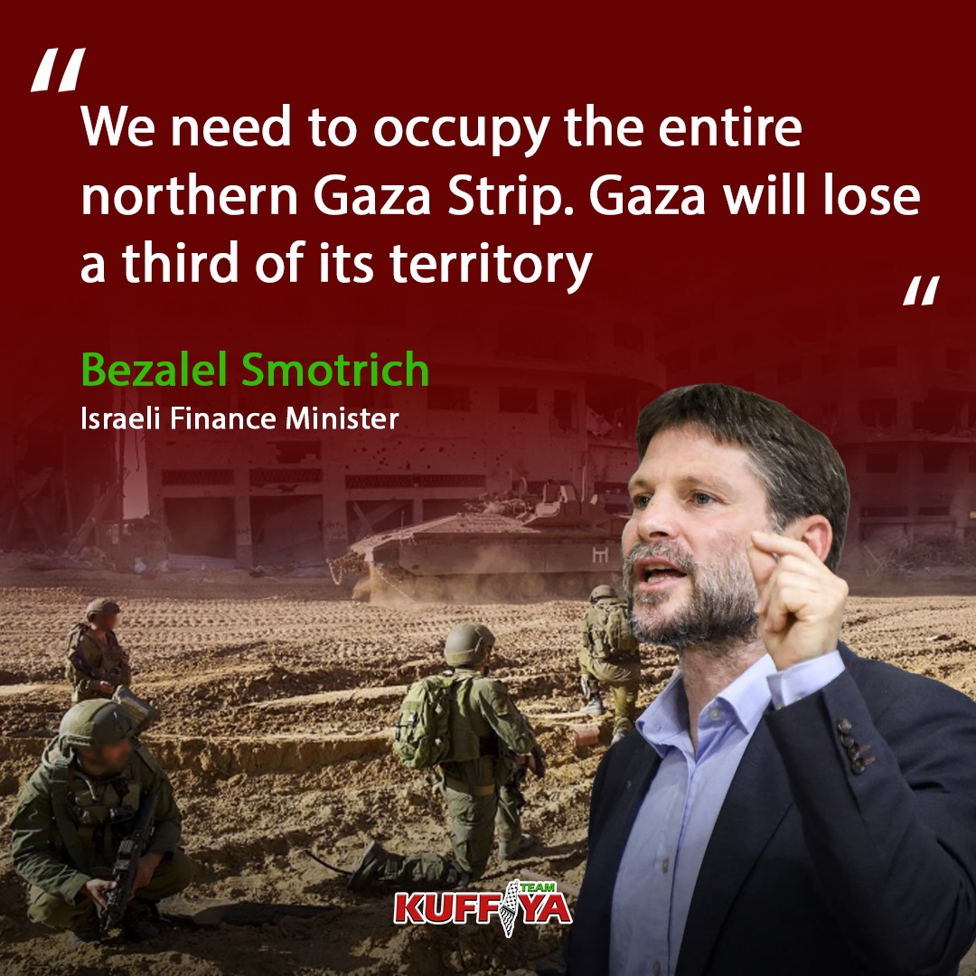 Smotrich calls for Gaza Strip occupation if hostages not released