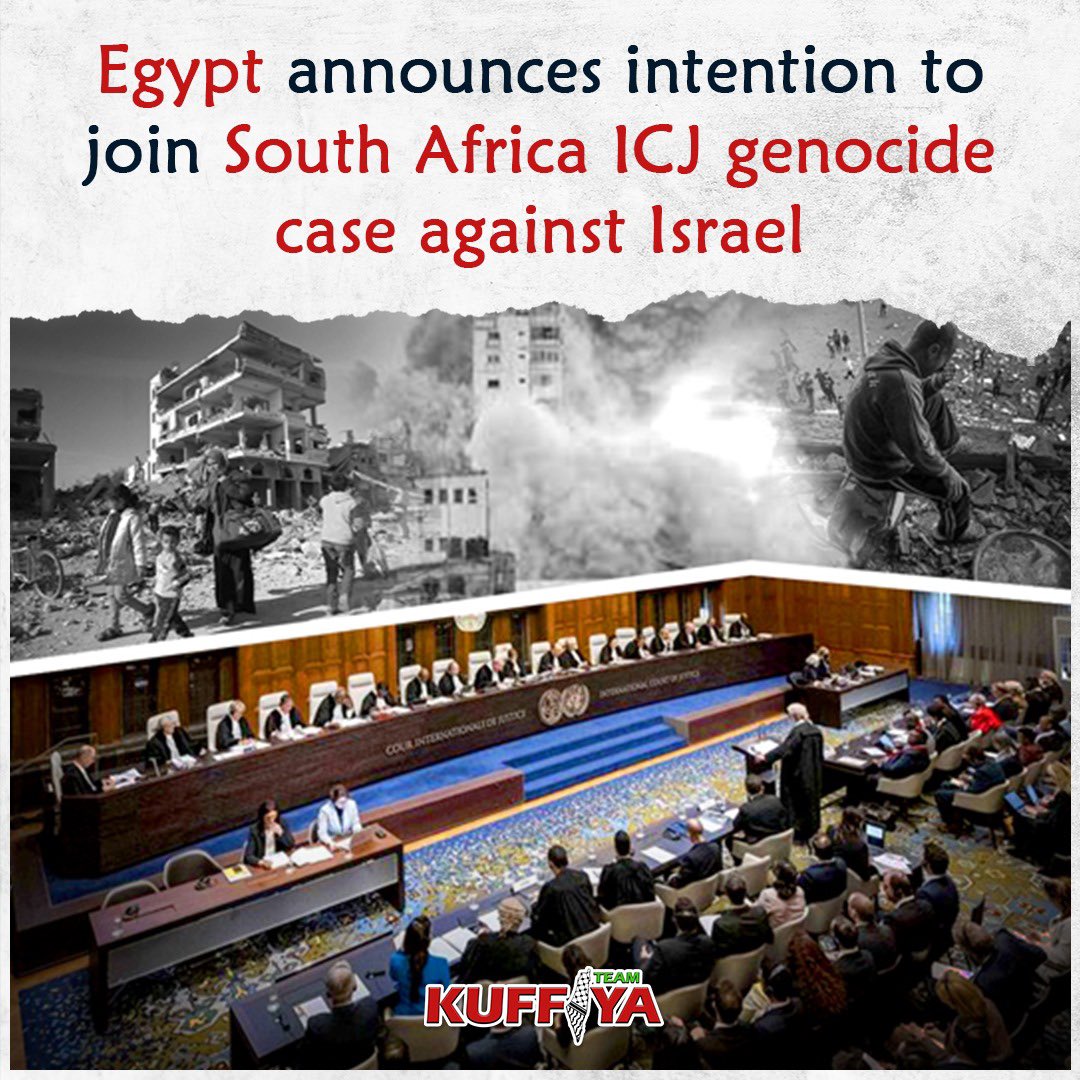 Egypt Formally Supports South Africa’s ICJ Genocide Case Against Israel