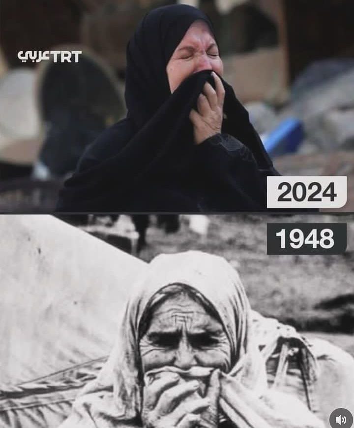 Historical continuity of violence from 1948 to present day