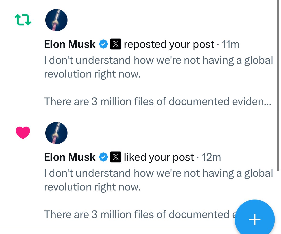 Elon Musk Flags Account Over Epstein Files Report