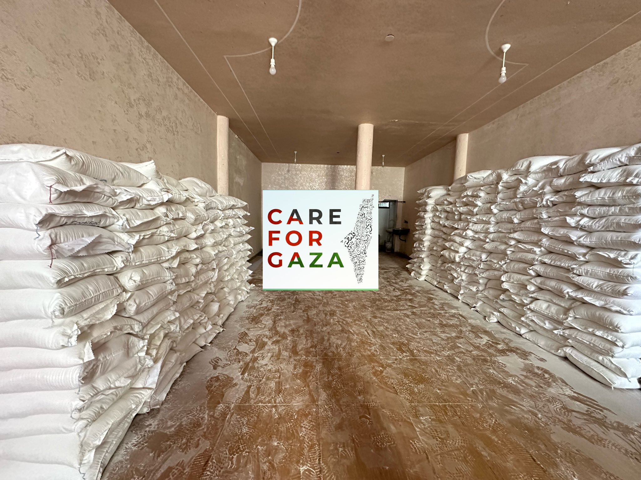 250 Flour Bags Secured for Gaza Refugees Distribution