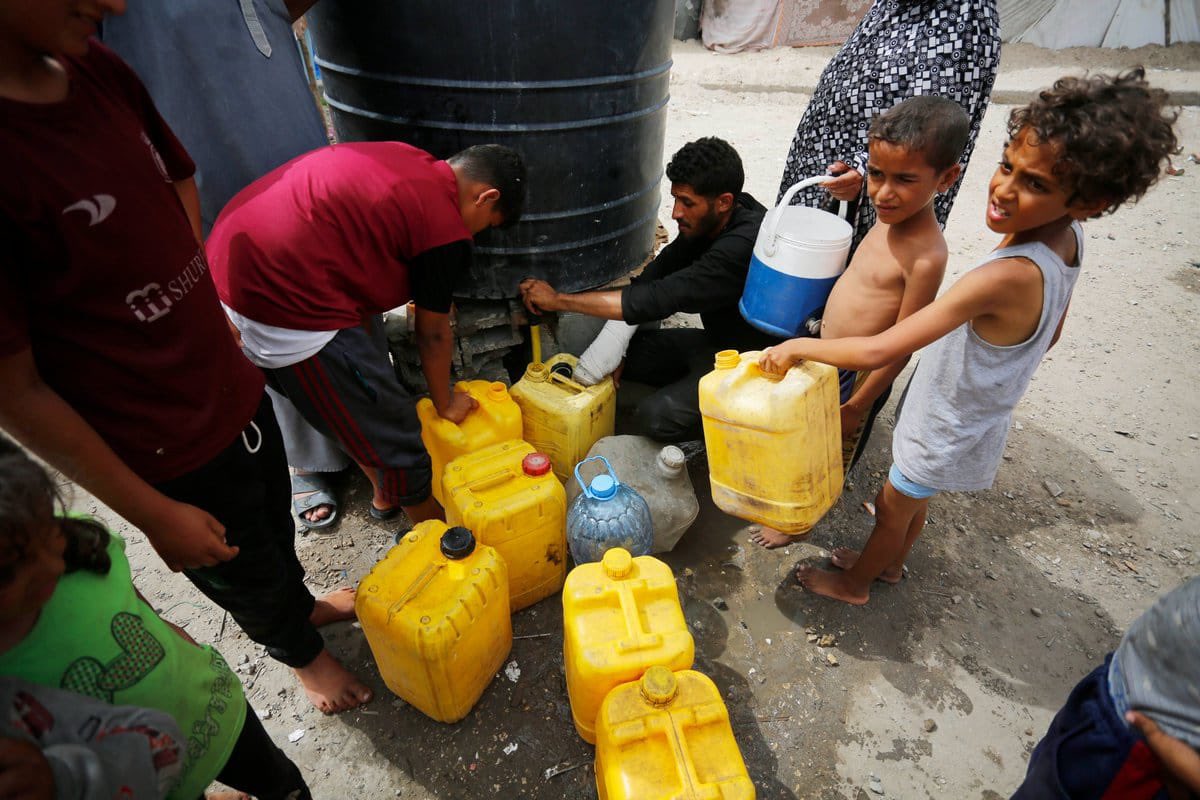 UNRWA reports children spend 6-8 hours daily collecting water, food
