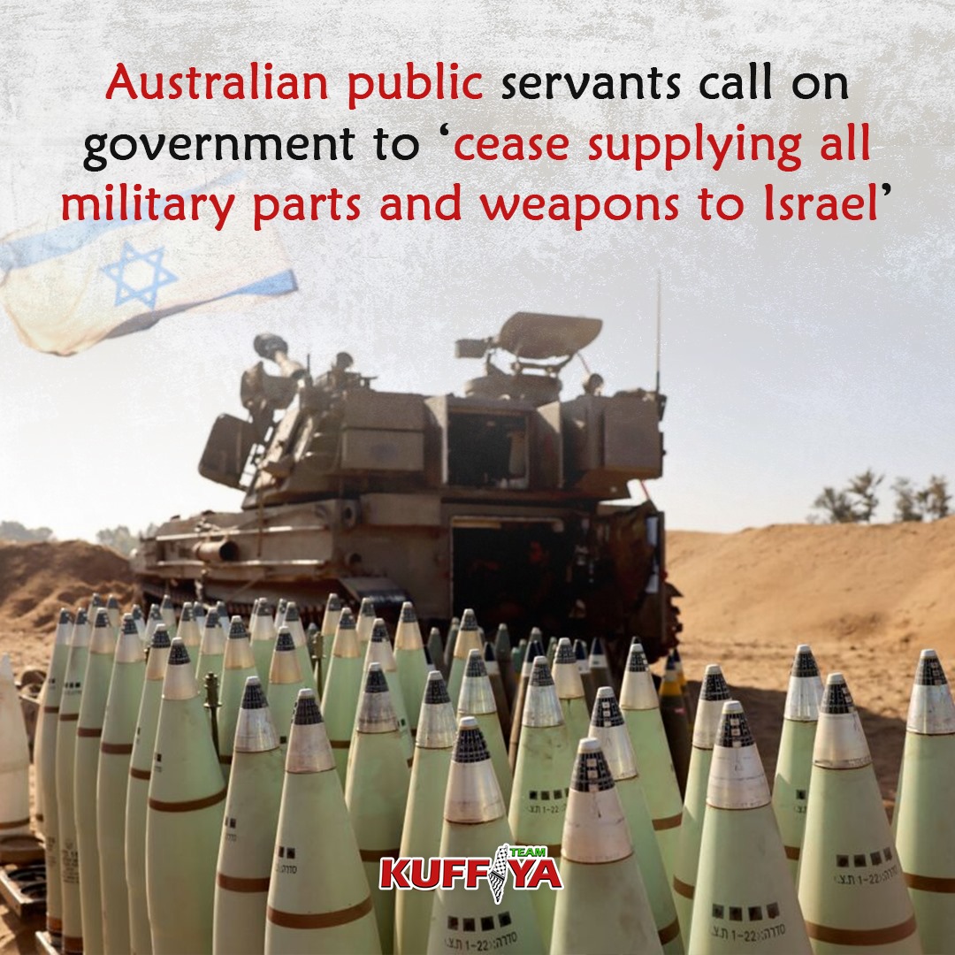 Australian Public Servants Call for End to Israel Military Exports