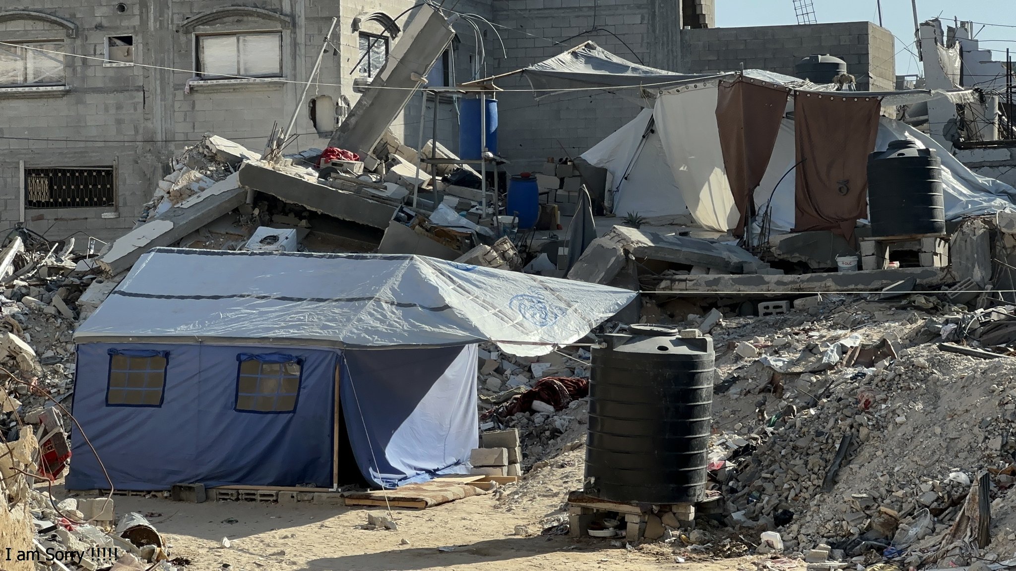 How can those who lived in rubble leave home