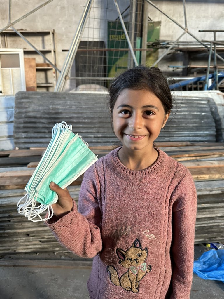 Ghazal Sells Masks Daily to Survive in Gaza