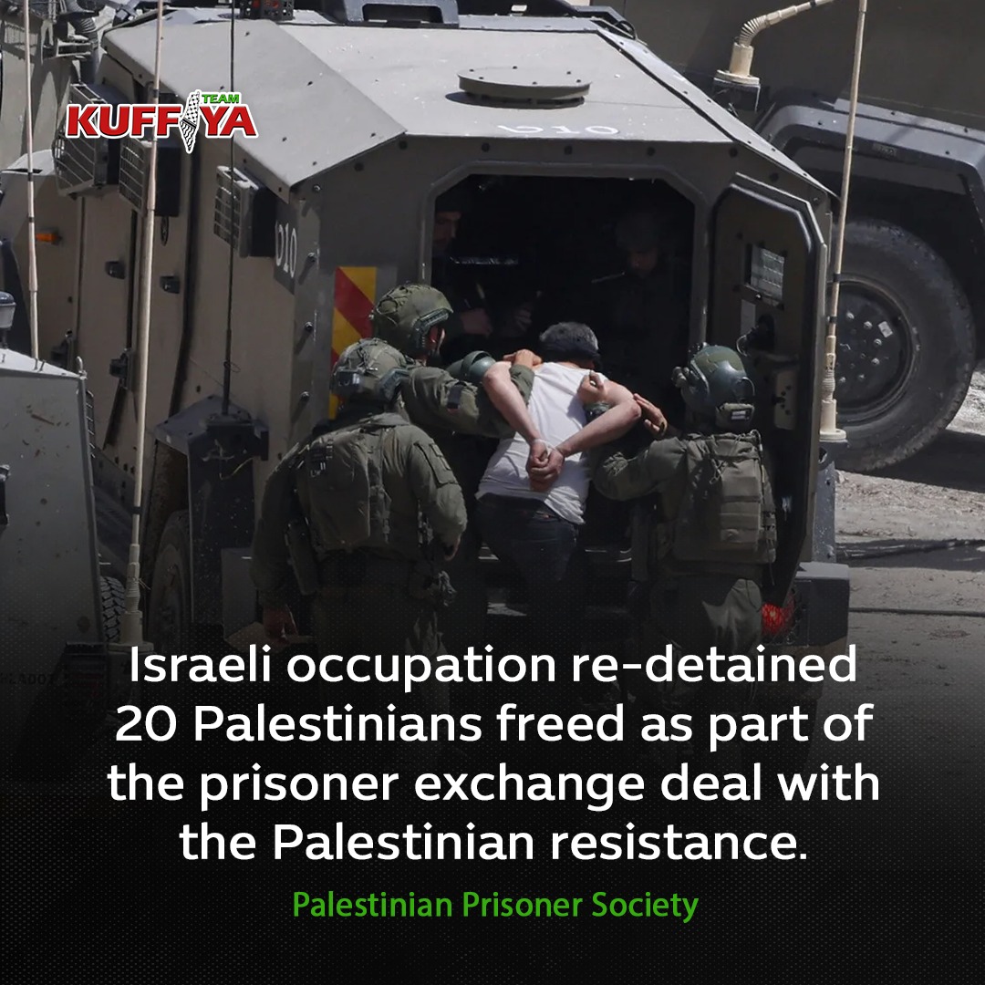 Palestinian Detainees Re-detained After Exchange Deal