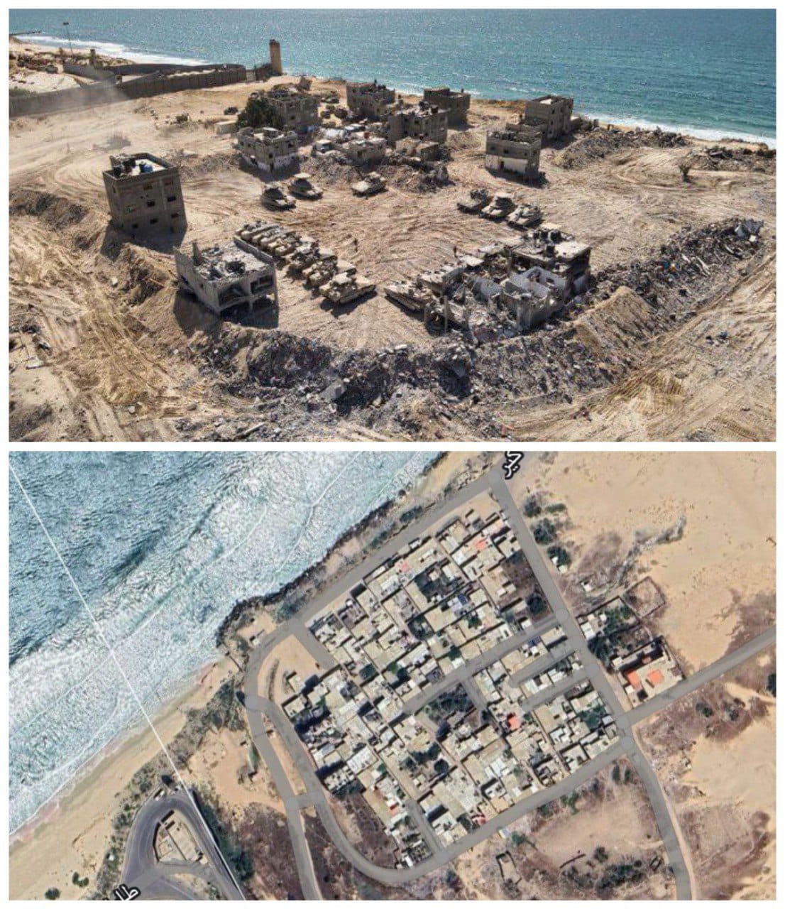 Israeli occupation destroys Gaza-Egypt border village for military base