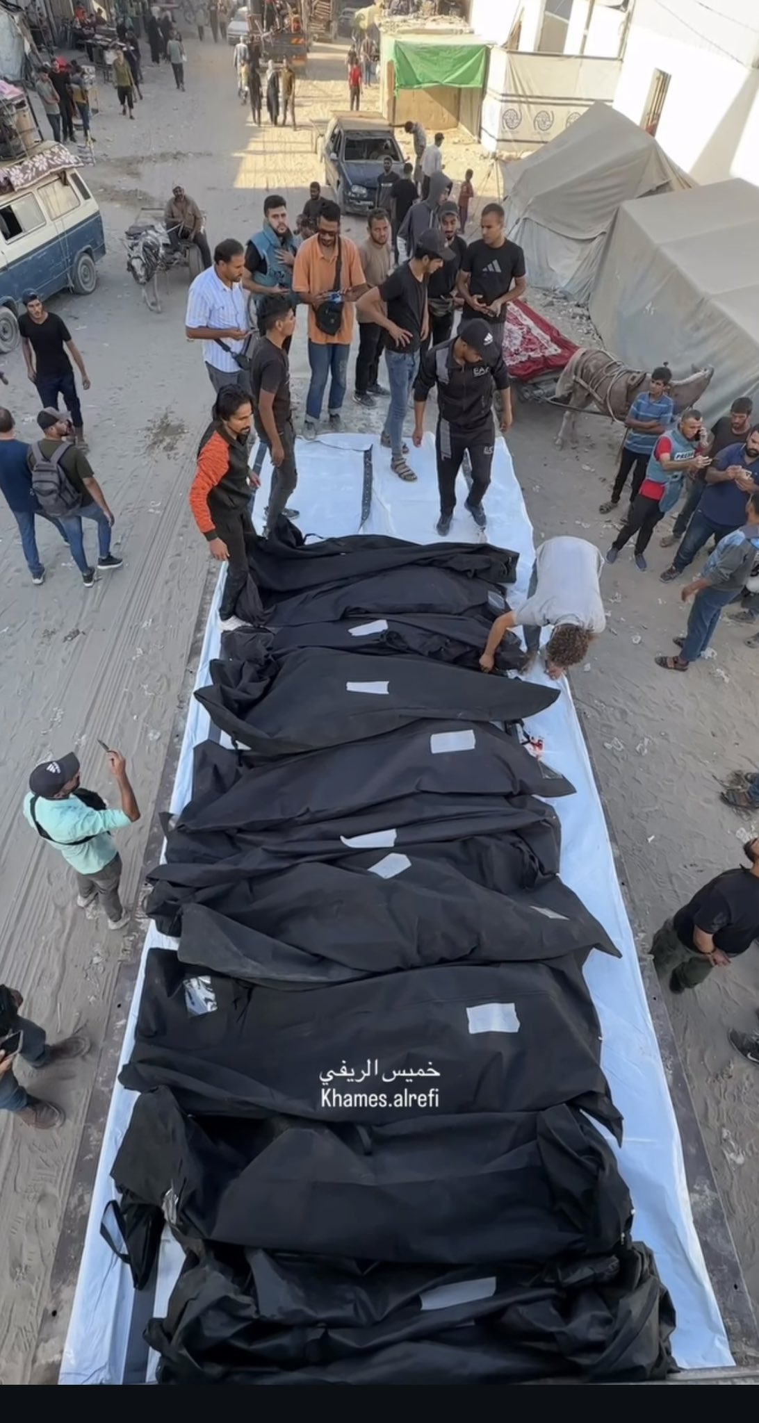 Israeli bombing kills 57, 32 bodies recovered, 25 still missing