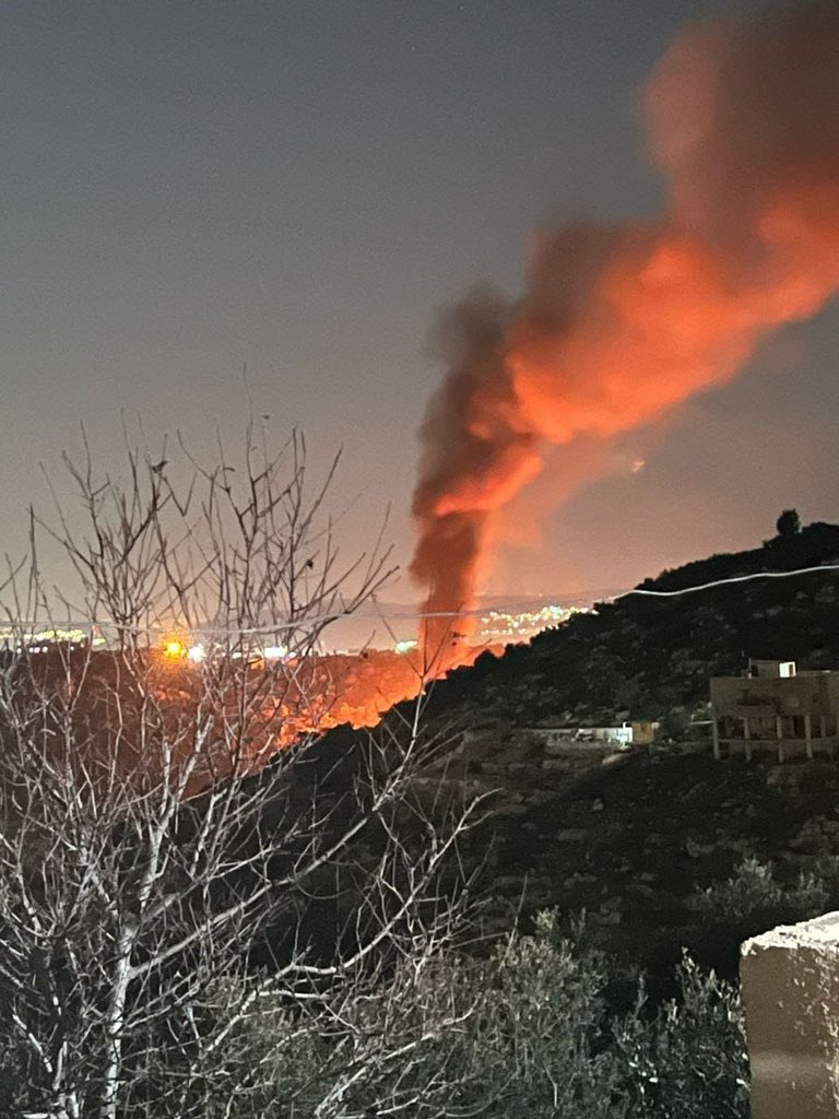 Israeli Forces Set Fire to Palestinian Property in West Bank