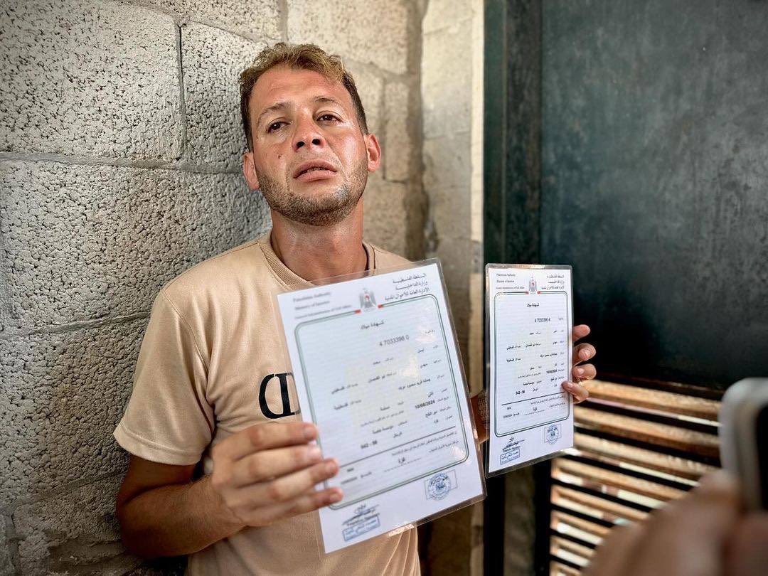 Man Loses Wife and Newborn Twins in Gaza Airstrike