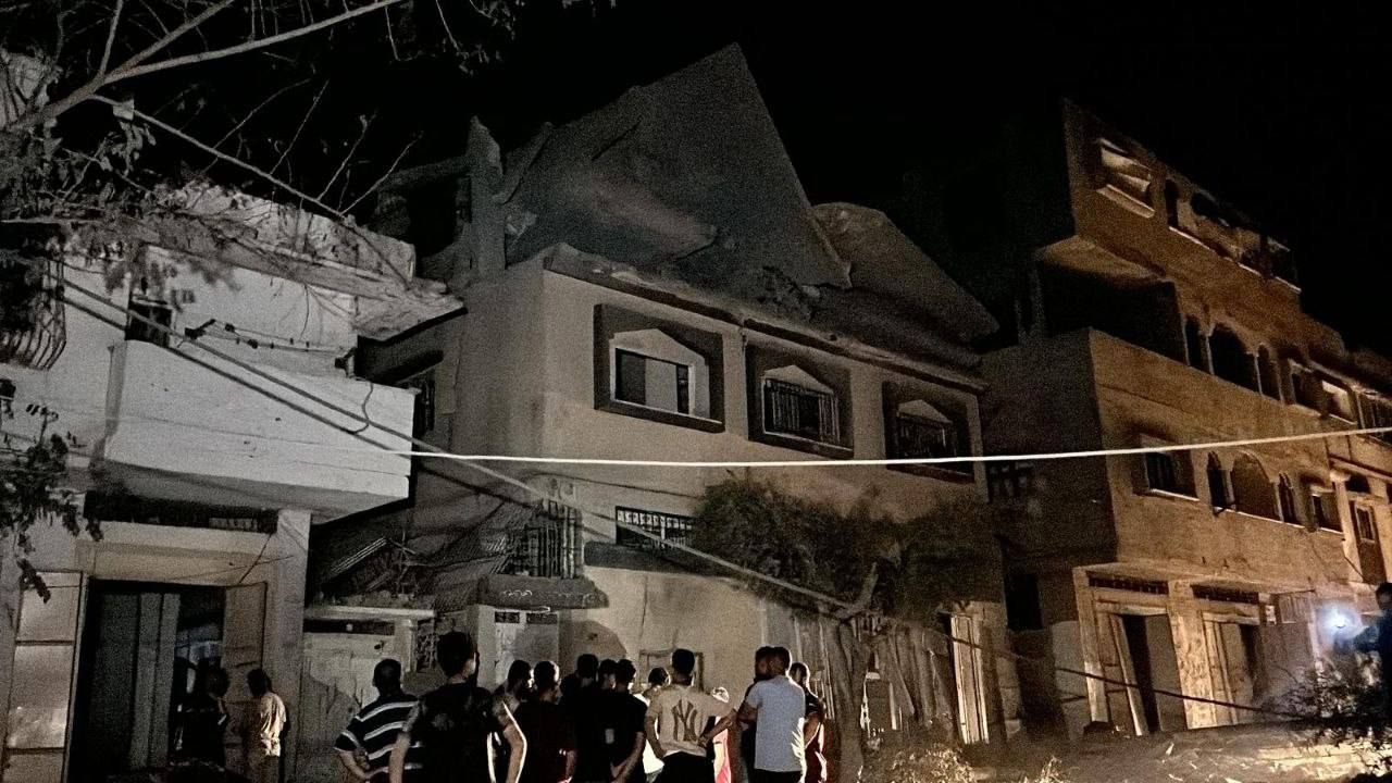 Israeli bombing kills children in Gaza City family house