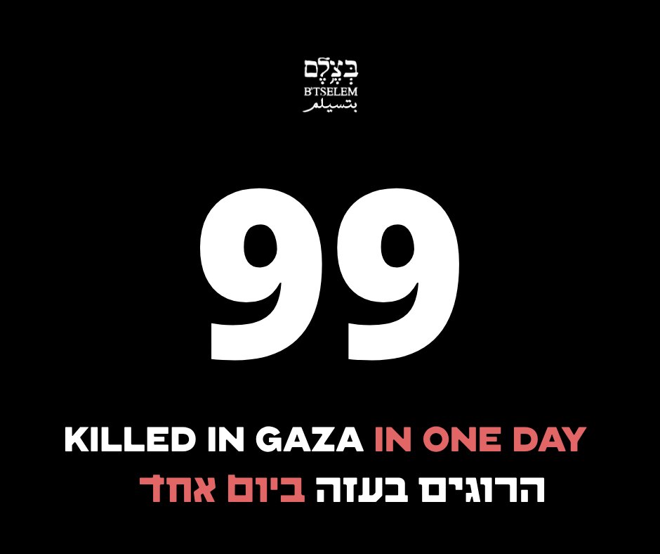 Israeli military kills 99 in Gaza including aid recipients