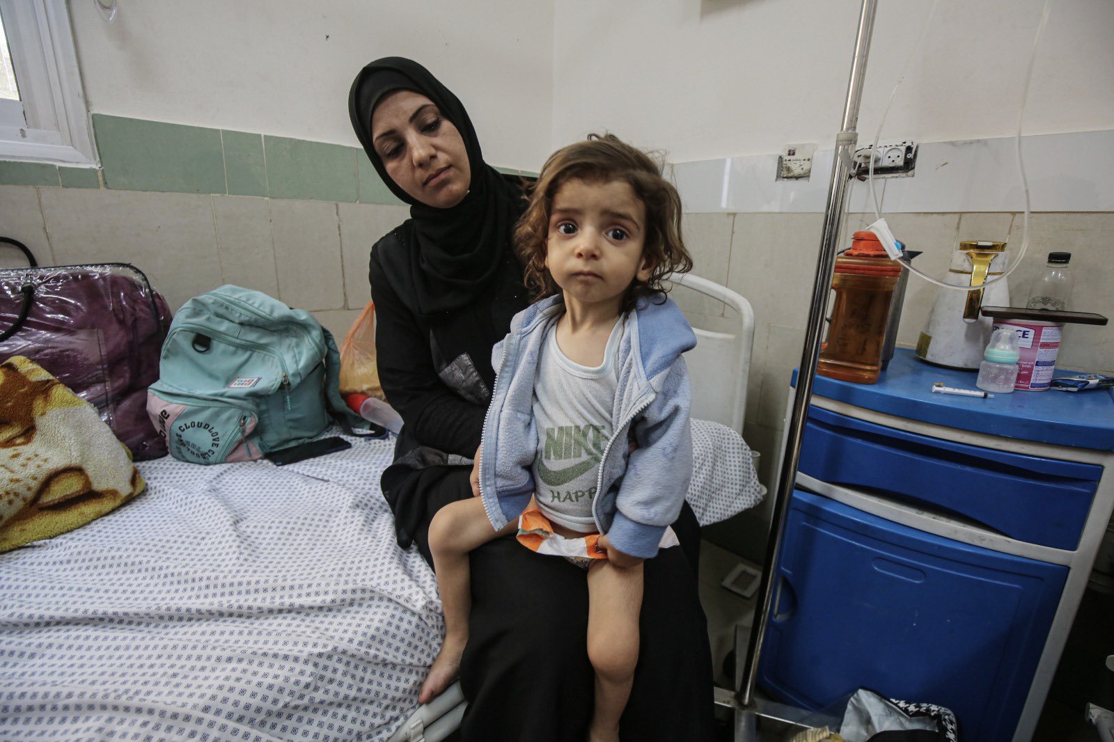 Palestinian children in Gaza facing severe malnutrition and dehydration crisis