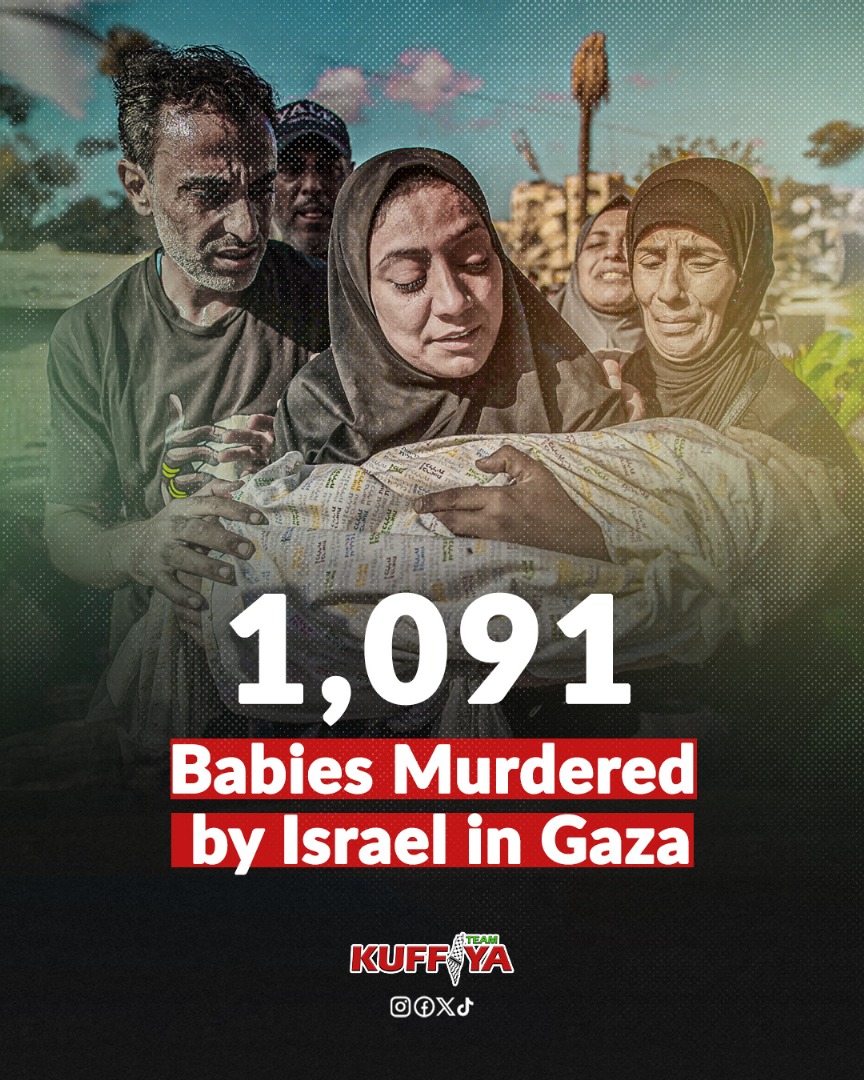 Gaza reports 1,091 Palestinian infant deaths since October 2023