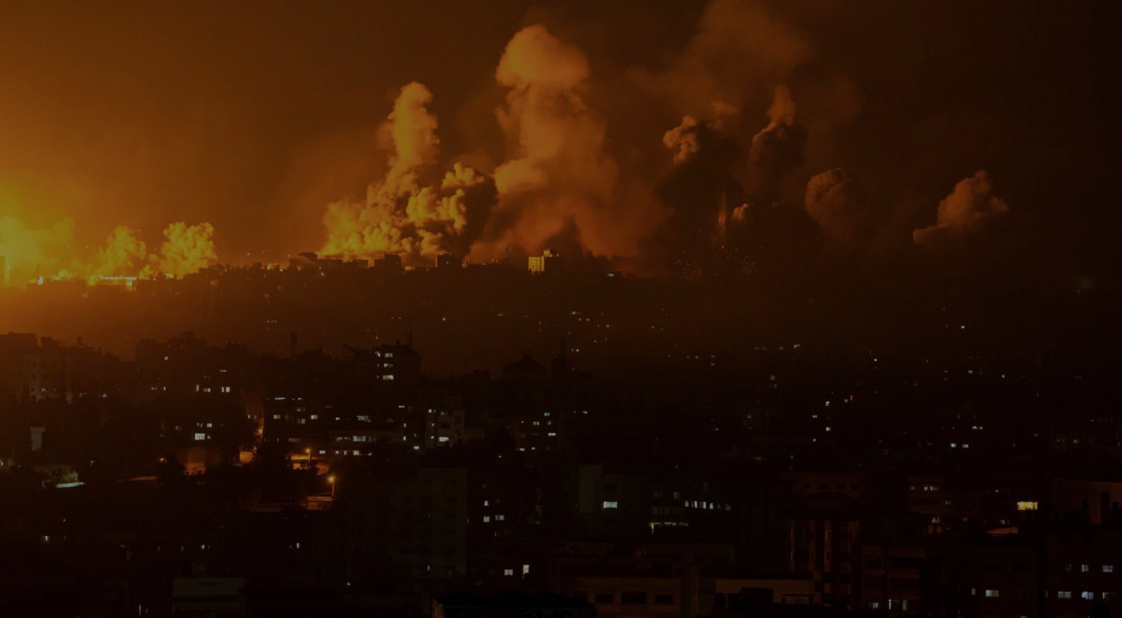 Gaza City experiences continuous Israeli bombing throughout night