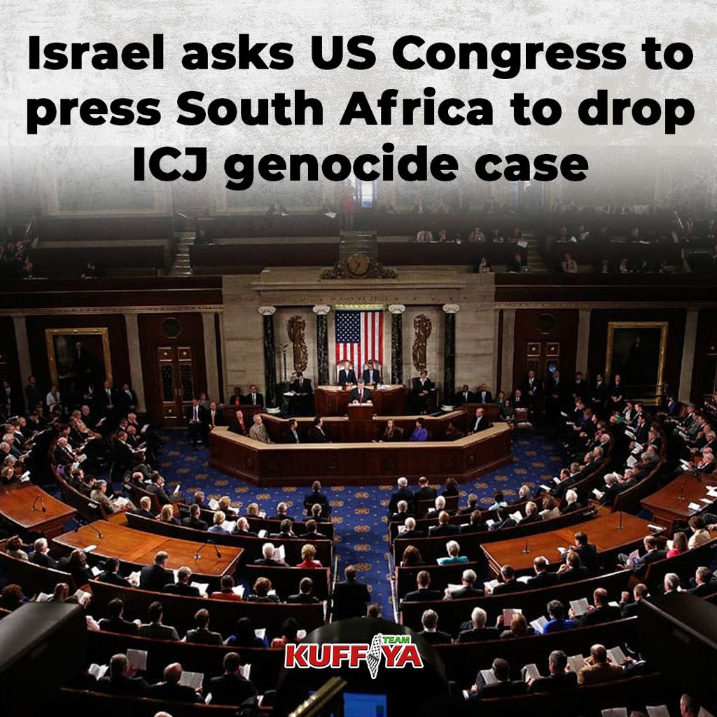 Israel Lobbies US Congress to Pressure South Africa on ICJ Case
