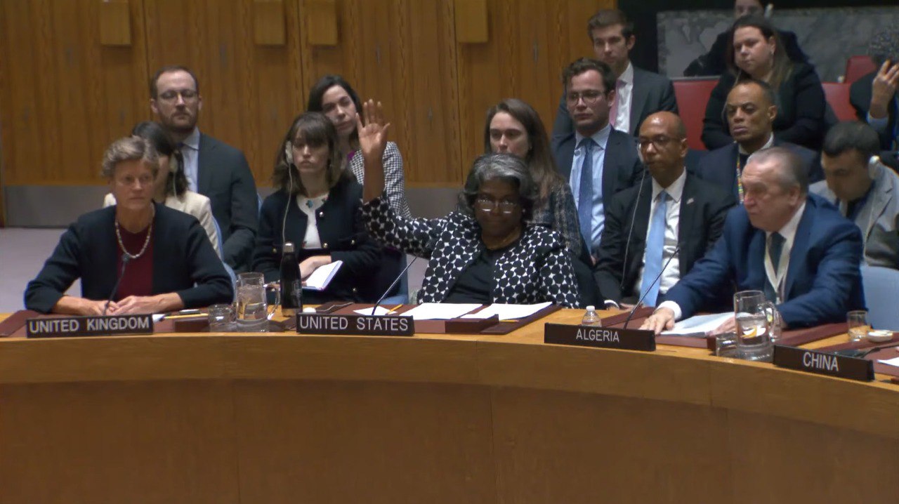 US vetoes UN Security Council ceasefire resolution for Gaza