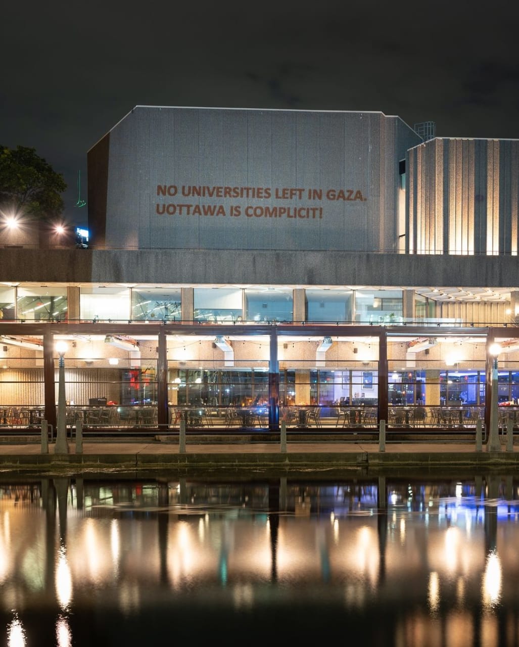 University of Ottawa protests Gaza university destruction
