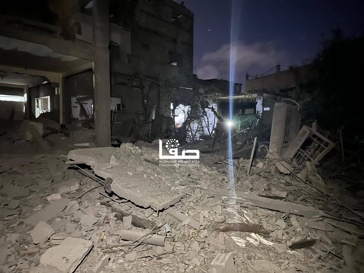 Israeli aircraft strike Nusairat refugee camp in Gaza