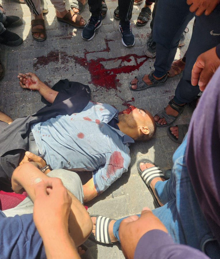 Israeli bombing kills two, wounds 18 in Al Nuseirat camp